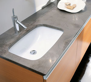 Unterbauwaschbecken - GEA - Agorà Group - rechteckig / Keramik / modern