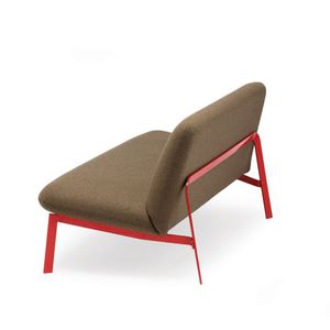 moderne Polsterbank / Stoff / Stahl / Contract