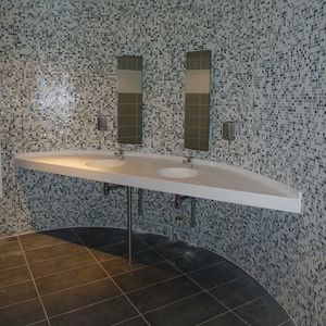 Doppeltes Waschbecken - IMAGE 10 - IMAGE - Einbau / rechteckig / Corian®