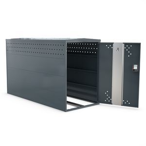 gesicherter Fahrradunterstand