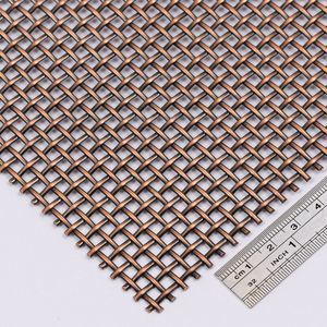 Metall-Geflecht / Bronze 1