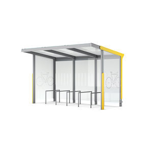 Stahl-Fahrradunterstand