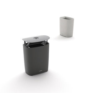 Abfallbehälter / galvanisiertem Stahl