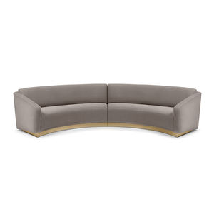 halbrundes Sofa