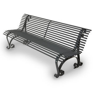 klassische Bank für den öffentlichen Raum 1