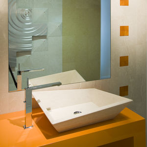 Aufsatzwaschbecken / Naturstein / modern