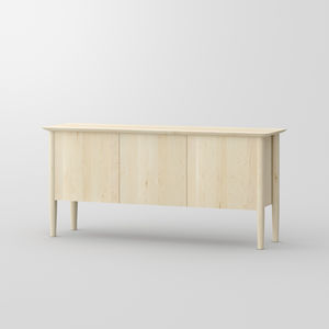 Design-Sideboard / aus Eiche / aus Nussbaum / Massivholz