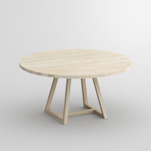 Design-Tisch / aus Ahorn / aus Eiche / Massivholz