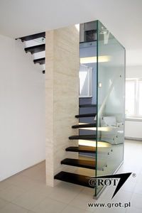 halbgewendelte Treppe