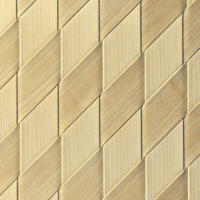 Holzdekorplatte / MDF / wandmontiert / furnierter