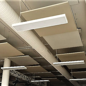 Schallschluckplatte für Innenausbau
