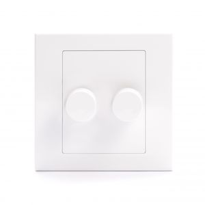 Lichtdimmer / Dreh / Einbau / doppelt