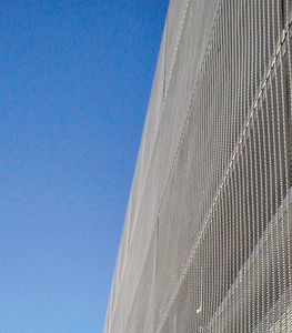 Gewobenes Metall / für Fassaden / für Geländer / für Dächer / Edelstahl