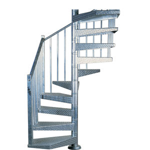 Treppe / abgewinkelte Spindeltreppe