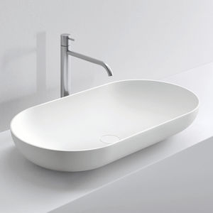 Aufsatzwaschbecken - STEP 45.19 - Milldue - rechteckig / Keramik / modern