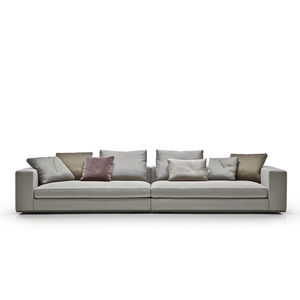 Modulsofa / modern / Stoff / Leder