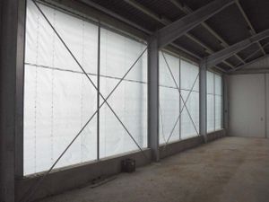 Membran-Architektur / PVC / für Fassadenverkleidung / lichtdurchlässig