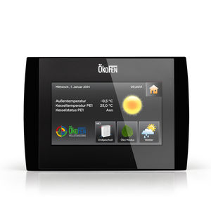 Bedientastatur für Hausautomationssystem / wandmontiert / mit Touchscreen