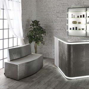modulare Polsterbank / modern / Kunstleder / Objektmöbel