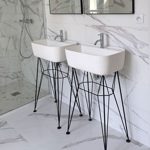 Waschbecken-Unterbau / Metall 1