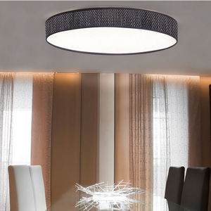 Moderne Deckenleuchte - AROS - EL TORRENT IL.LUMINACIO - rund / Stoff / LED