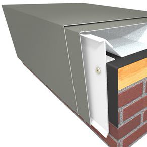 Aluminium-Abschlussprofil / für Fassaden