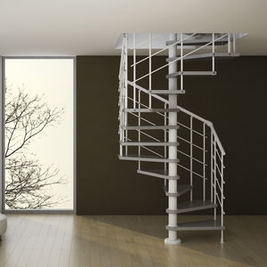 Treppe / abgewinkelte Spindeltreppe 1