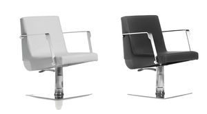 Polyurethan-Friseurstuhl / mit Hubhydraulik / sternförmiger Fuß