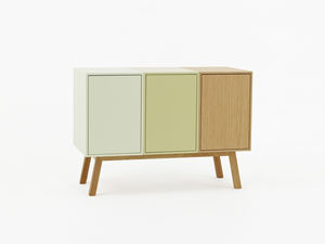 modernes Sideboard / lackiertes Holz / lackiertes MDF / modular
