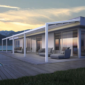 angebaute Pergola