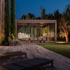 angebaute Pergola