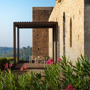 angebaute Pergola