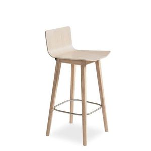 moderner Barstuhl / mit Fußstütze / Standard-Fußgestell / ergonomisch