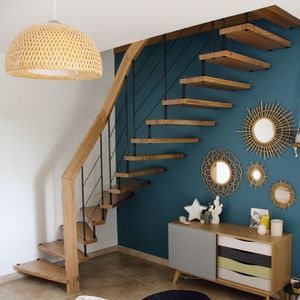 viertelgewendelte Treppe