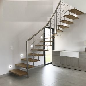 viertelgewendelte Treppe