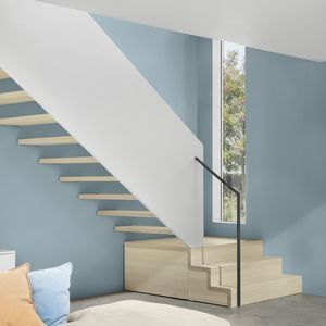 halbgewendelte Treppe