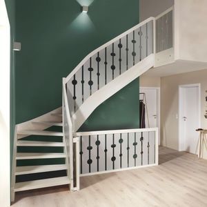 viertelgewendelte Treppe