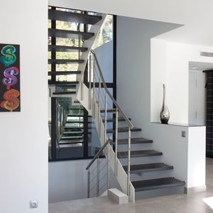 viertelgewendelte Treppe