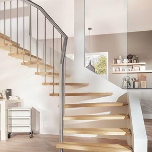 viertelgewendelte Treppe