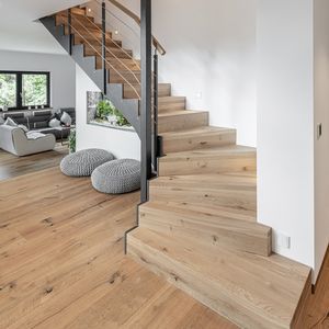 viertelgewendelte Treppe
