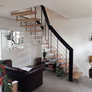 viertelgewendelte Treppe