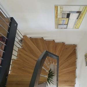 viertelgewendelte Treppe