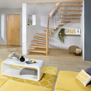 viertelgewendelte Treppe