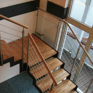 viertelgewendelte Treppe