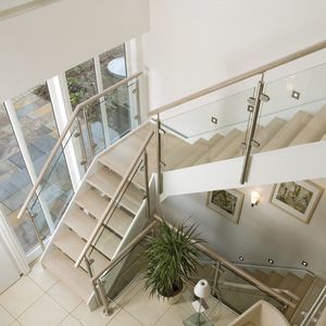 viertelgewendelte Treppe