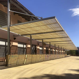 angebaute Pergola