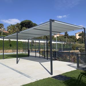 Pergola mit Oberflächenmontage