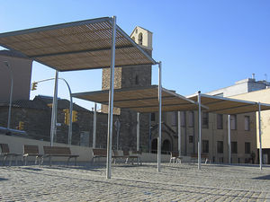 Pergola mit Oberflächenmontage