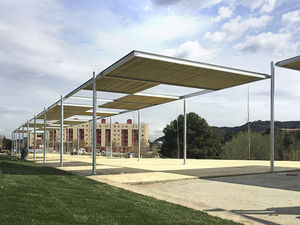 Pergola mit Oberflächenmontage