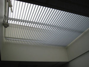 Sonnenschutzlamelle / lackiertes Aluminium